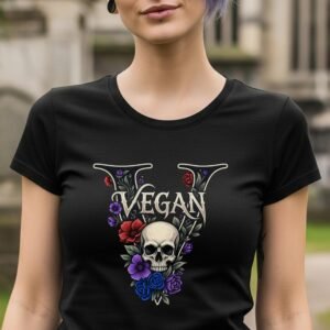 Vegan Gothic Tee Feminine T-shirt Unisex T-shirt