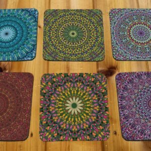 Coaster Set 6piece Mandalas