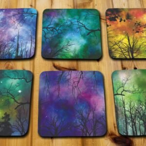 Coaster Set 6piece Forest of Stars