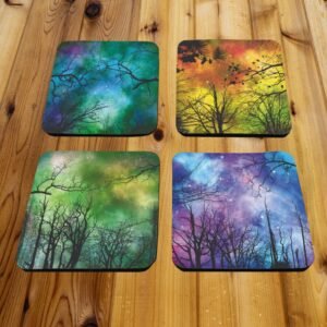 Coaster Set 4piece Forest of Stars